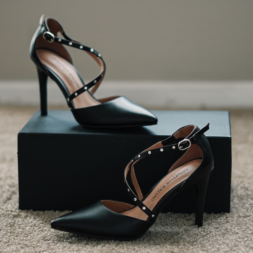 Black high heels